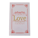 Novelty Folding Word Art Love Book Wedding Party Anniversary Notebook Home Art Deco