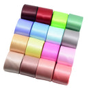 16 Colors Silk Satin Ribbon 25mm Wedding Party Festive Event Decoration Crafts Gifts Wrapping Apparel Sewing Fabric Supplies