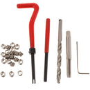 25 Pcs Thread Repair Kit, M6 x 1 x 8mm Thread Repair Insert Kit Compatible Hand Tool Set for Auto Repairing