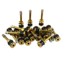 20Pcs TR502 Universal Straight Brass Truck Tire Valve Stem Wheels, 0.63inch Rim Hole for Car/Bus/RV/Motorhome/Camper/Trailer