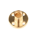 Brass Flange Trapezoidal 4 Start Nut for 3D Printer Z Axis 8mm Lead Screw