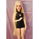 Sweet 1/3 BJD Girl Dolls Straight Wig Super Dollfie Wig Long Hair Beige
