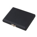 Durable Wooden Clarinet Saxophone Reed Storage Case Container with Glass Panel for 6 Reeds 4.72 x 3.54 x 0.78inch
