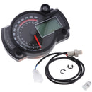 ABS Plastic Motorbike 12V Speedometer Tachometer Digital Odometer LCD Gauge