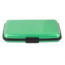 Mini Waterproof Aluminum Metal Business ID Credit Card Holder - Green