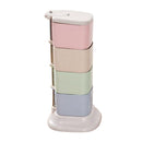 4-Tier Plastic Revolving Spice Rack Jars Kitchen Seasoning Storage Organizer