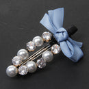 Women Jewelry Korean Style Bowknot Hair Clip Rhinestones Hair Clamp Hairpin