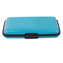 Men Fashionable Durable Multi-Functional Aluminium Credit Card Holder Case Wallet Organiser Light Blue 11x 7.5 x 2cm