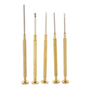 5pcs Watch Screwdrivers Set Jewelers Flat Blade Repair Tools For Watchmaker