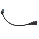 Up 90 Degree USB 3.0 Male to Female Adapter Converter Extension Cable 24cm