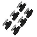 6 Pieces Stainless Steel Marine Kayak Canoe Boat Screws Nuts Rail Track Spare Replacement Tool