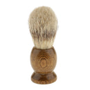 Professional Durable Wooden Long Handle Dense Shaving Brush Beauty Supplies Cosmetic Tool 10cm