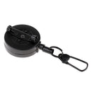 Key Chain Fly Fishing Zinger 50cm Retractor Steel Rope Cord Carabiner Clip Fly Tying Tools