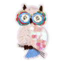 Owl Shape Sequins Patch Applique Fabric Embellishment for DIY Crafts Sewing Embroidery Decoration 25x15cm