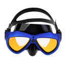 Adult Swimming Swim Diving Scuba Mask Anti UV Electro Plating Color Lens Snorkeling Goggles For GoPro