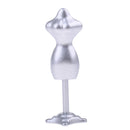 1:12 Dollhouse Miniature Female Model Clothes Stents Clothing Holder Rooms Accessories Sliver