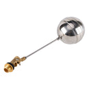 1pc 1/2'' PT Thread Float Ball Valve High Pressure DN15 Copper Thickening 12.6Ã—0.39inch