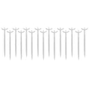 15 Pieces 90mm Durable Plastic Golf Bending Tees Golfer Training Tool - White