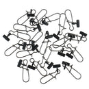 20Pcs Zip Slider High-strength Fishing Line Sinker Slider Slides with Duo-lock Snap