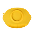 Foldable Adsorbed Design Food-Grade Silicone Baby Placemat Clean Convenient Food Mat Yellow