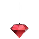 Cute Wonderful Shimmering Diamond Topper For Christmas Tree Decor Hanging Ornament Gift Red S