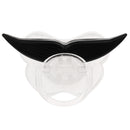 Funny Mustache Newborn Infant Baby Pacifier Silicone Dummy Nipples w/Back Cover