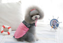 Pet Dog Comfortable Warm Autumn Winter Jacket Warm Coat Puppy Clothing Supplies Apparel Zippered Coat Jacket Pink M