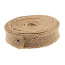 10m Brown Burlap Ribbon Shabby Jute Ribbon DIY Crafting Accessories for parties 2.5cm