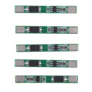 3A 1S 3.7V 18650 Lithium Battery PCB Protection Board Module, Pack of 5