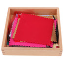 Montessori Fabric Cloth Box Kids Children Sensory Touching Sense Early Developing Toy