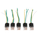 5Pcs Car Relay & Socket Holder Waterproof 80A AMP 4-Pin SPST Wire 12V