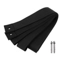 2 Pieces Strong Polyester SUP Surfboard Wall Storage Hanging Rack Straps Hanger with Paddle Holder Keeper