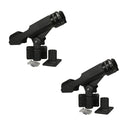 2 Pieces / Set Adjustable 360 Degree Side Rail Mount Kayak Boat Yacht Fishing Rod Holder Pole Support Stand Rack Bracket Rest