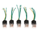 5Pcs Car Relay And Socket Waterproof 80A AMP 5-Pin SPDT 5 Wire 18/16AWG 24V