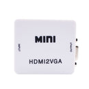 HDMI to VGA Converter 1080P 60Hz VGA Output Mini HDMI to VGA with Audio