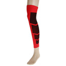 Basketball Football Runners Cyclists Golfers Compression Leg Calf Support Wrap Sports Elastic Sweat Absorbing Brace Sleeve L Red