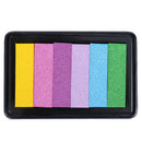 Fashion Ink Pad Korea Stationery DIY Craft for Paper Fabric Wood Colorful Rainbow 7