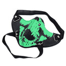 Gothic Skeleton Skull Head PU Leather Half Face Mask Dust Mask Motorcycle