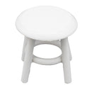 European Style 1/12 Dollhouse Miniature Wooden Stool Chair Model Room Items Life Scenes Decor