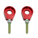 2x 12mm Metal Alloy Motorcycle Chain Adjuster Tensioner Block for Pit Dirt Bike Quad ATV Motor