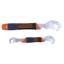 2PCS Multi-function Adjustable Universal Quick Snap'N Grip Wrench Tools