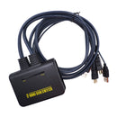 2-Port USB HDMI KVM Switch With Cable for Keyboard Mouse