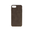 Luxury Thin PU Leather Back Skin Case Cover For iPhone 7 Khaki
