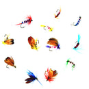 12pcs/pack All Purpose Simulation Insect Fishing Flies Wet Dry Fly Fishing Lure Carp Fishing