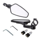 2pcs Aluminum Motocycle Side Rearview Handlebar End Motorcycle Side Mirror 360