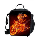 Kids Love Bento Bag Insulated Picnic School Thermal Lunch Tote Case Skull
