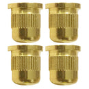4 Pcs of Set Bass String Mounting Ferrules for Telecaster Guitar Accessory