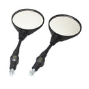 Motorcycle Scooter Street Bikes 10mm Screw Handlebar Rear View Side Mirrors Wear Resistant
