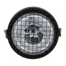 6.5'' Retro Motorcycle LED Headlight Assemblies+Grille Guard+Mount Holder