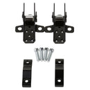 New Black Metal Retro Footrest Board & Foot Peg & Pedals Board Fit For Motorcycle Bicycle Motor